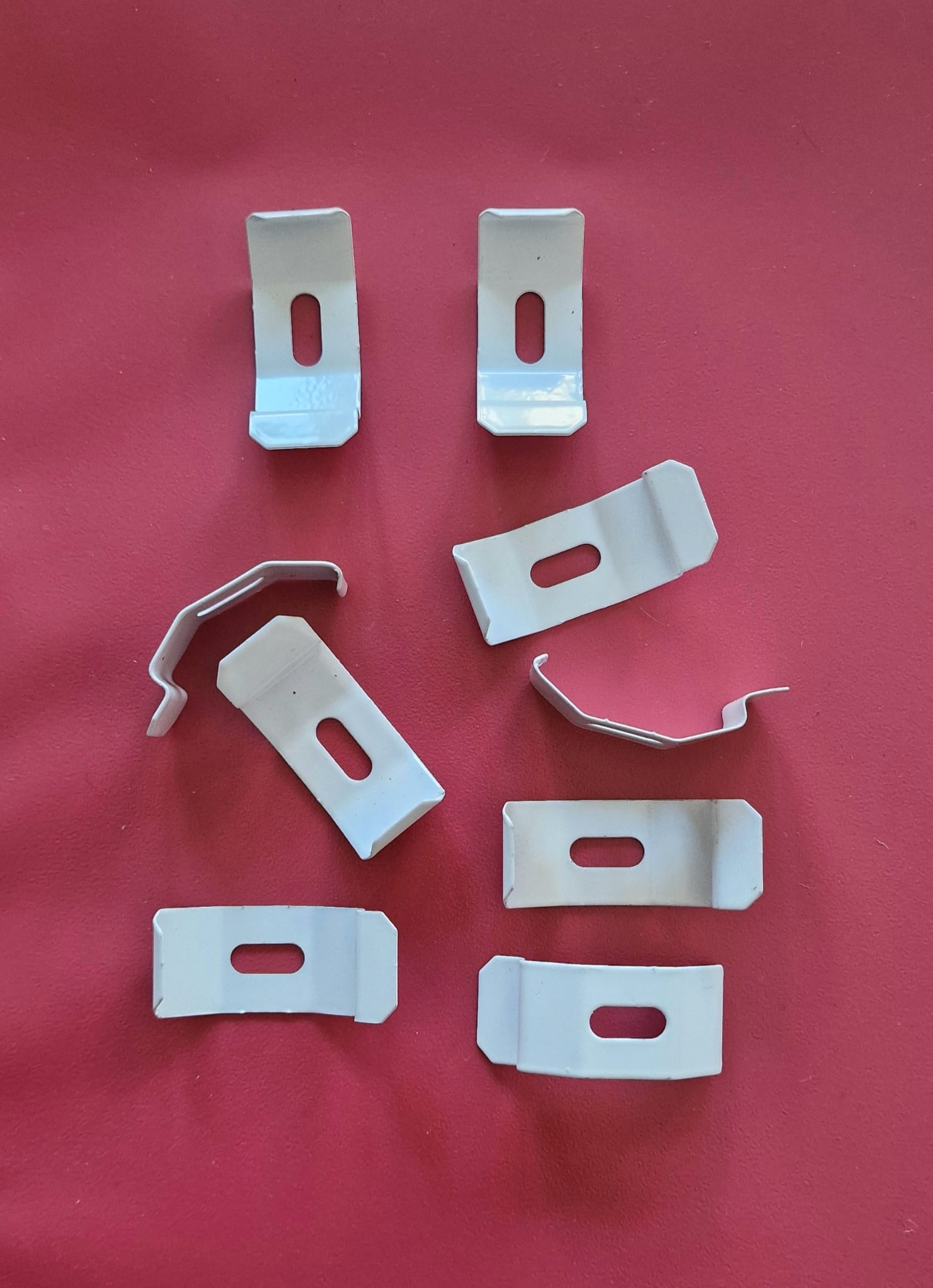 Cleme ALBE fixare rolete textile